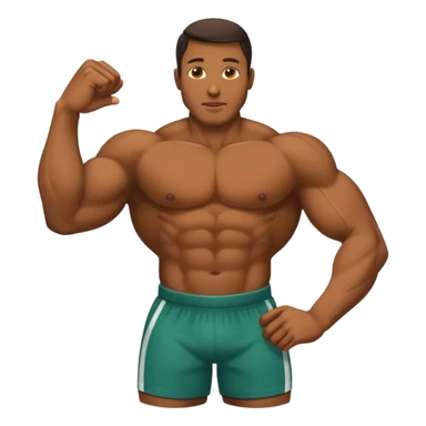 tríceps de um braço sticker