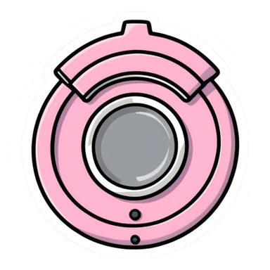Pink setting gear sticker