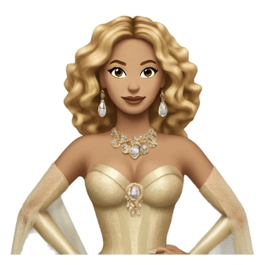 Iconic-style Candid Likeness Beyoncé:

A regal presence with an intense focus and poised stance, often adorned in glamorous attire. Known for her powerful aura and unwavering grace, radiating strength and talent. sticker