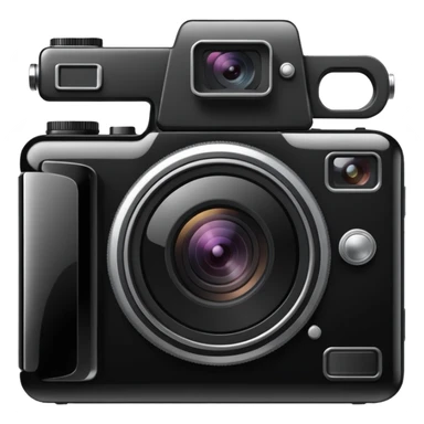 a camera is taking sticker