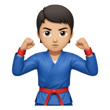 Taekwondo fighting  sticker