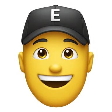 Smilie emoji withmuslm cap sticker