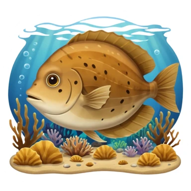 flounder sticker