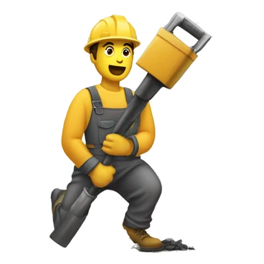 Jackhammer sticker