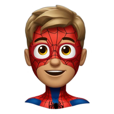 Belgium spiderman sticker