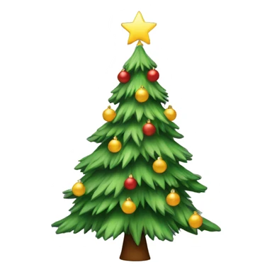 Christmas tree sticker