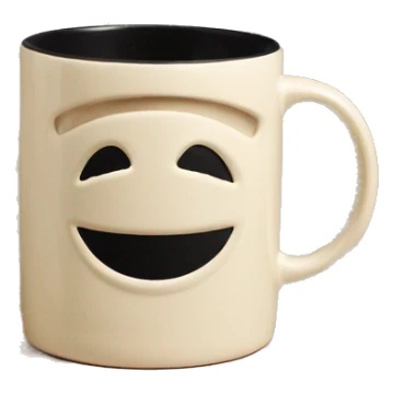 Chanel logo mug beige sticker