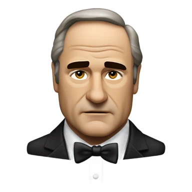 Marlon Brando in the Godfather movie says “happy birthday, Uncle Brucie!” — please include the words in the image sticker