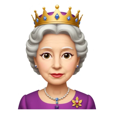 queen elizabeth II sticker