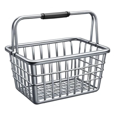 METAL SHOPPING BASKET sticker