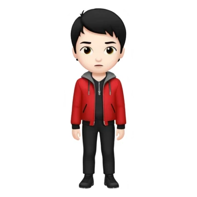 Boyfriend from fnf sticker