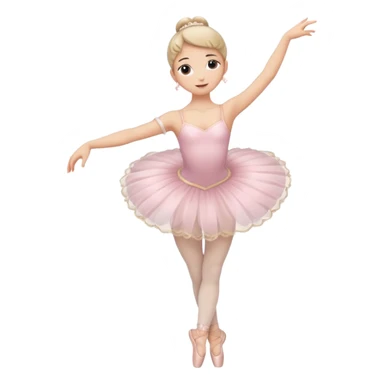 Make ballerina emojis full body in different dance positions  sticker