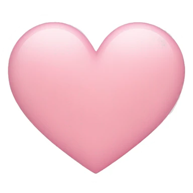 Light pink heart sticker