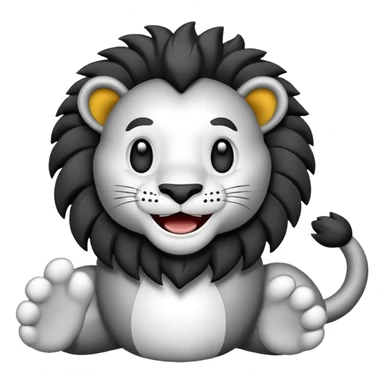 Lion & Bendy sticker