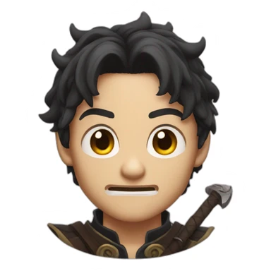 Demon slayer personnage sticker