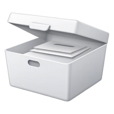 paper icon with lid on it sticker