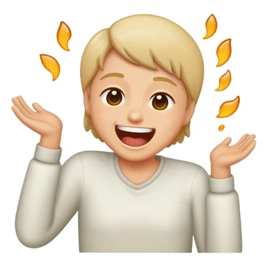 Throwing up laughing sticker