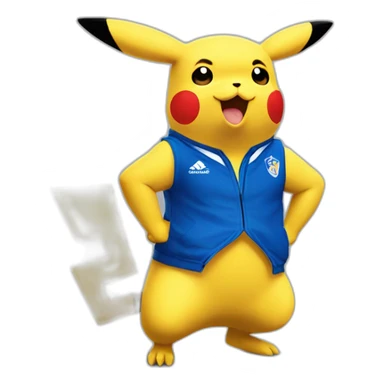 Pikachu deportivo alaves sticker