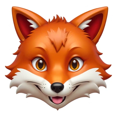Cinematic Comical Fox Portrait Emoji, Head tilted dramatically with an exaggeratedly amused expression, featuring a striking red Fur with bold white patches and wide, expressive amber eyes filled with playful disbelief, Simplified yet hilariously expressive features, highly detailed, glowing with a slightly sassy glow, high shine, dramatic yet playful, stylized with an air of cheeky mischief, bright and endearing, soft glowing outline, capturing the essence of a spirited and over-the-top fox, so meme-worthy it feels like it could side-eye its way into woodland internet fame instantly! sticker
