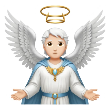 Aesthetic biblical archangel  sticker