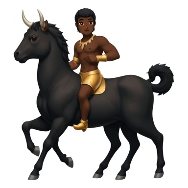 silhouettes centaur  bull sticker