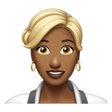 Nene Leakes shrugging her shoulders sticker