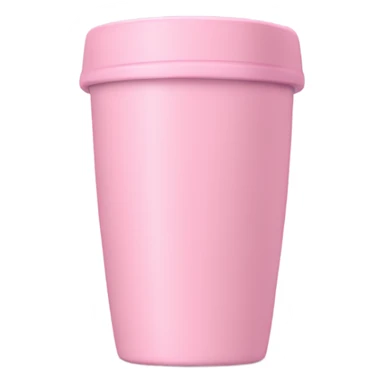 Light pink tumbler without face with name ״יוליה״ in hebrew on the tumbler sticker