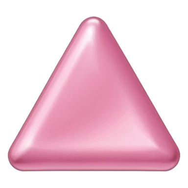 metallic light pink triangle candy sticker