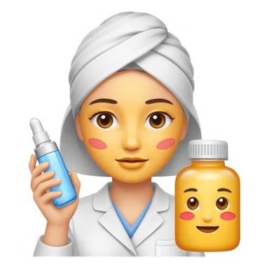 woman skincare sticker
