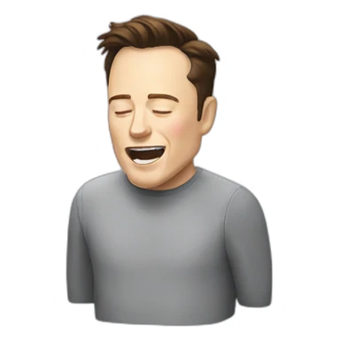 Elon Musk qui dort sticker
