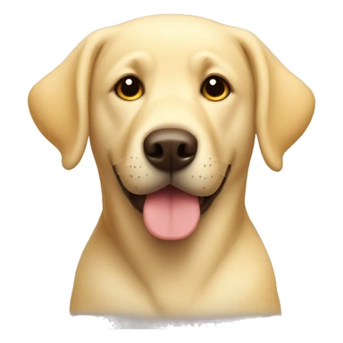 cute yellow lab  sticker