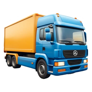 Lorry going too fast down a road sticker