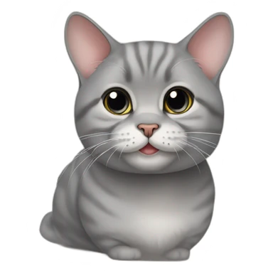 British Chinchilla cat sticker