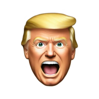 Trump on fire sticker