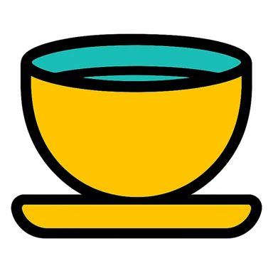 teacup without handle sticker