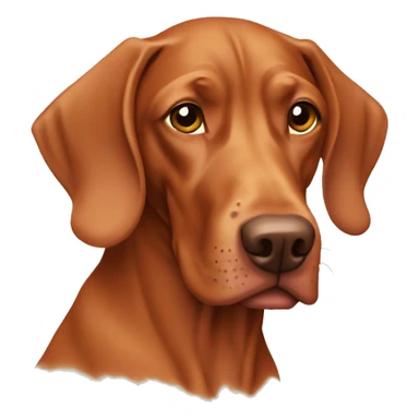 Old vizsla sticker