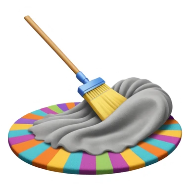 sweeping stuff under the carpet sticker