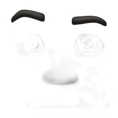 The rock levant un sourcil sticker