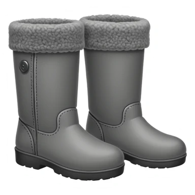 A felt boots sticker