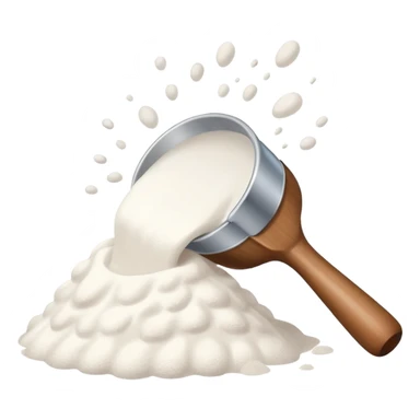 Talcum powder sticker