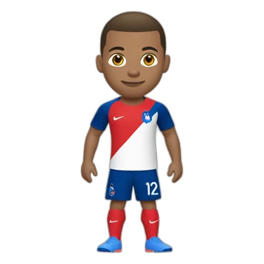 Killian Mbappé équipe de france sticker
