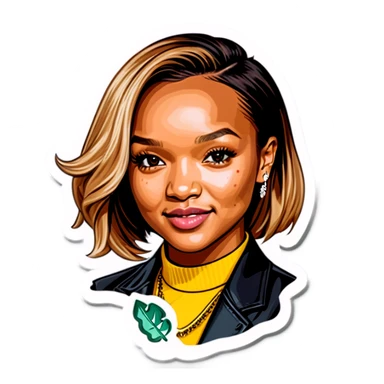 Photo Realistic Karrueche Tran  sticker