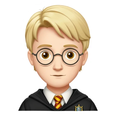 colin creevey in harry potter, wear hogwarts uniform sticker