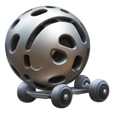 Metal Kirby ball with wheels sticker