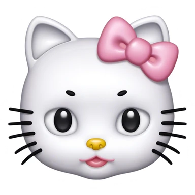 hello kitty with mascara spoolie sticker