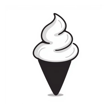 a scoop of ice cream sticker