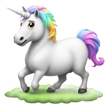farting unicorns sticker