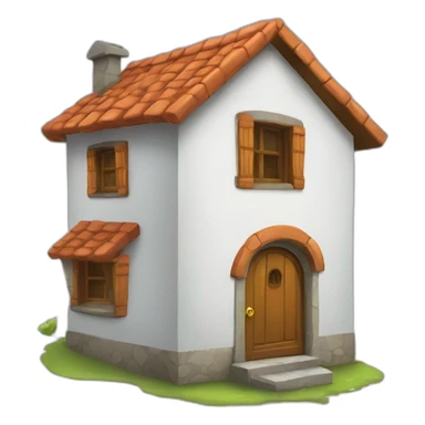 Casa con llave sticker
