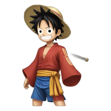 Luffy Wano sticker