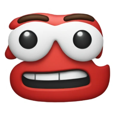 make an emoji that says "zaddy" in red text on an angle underlined twice sticker